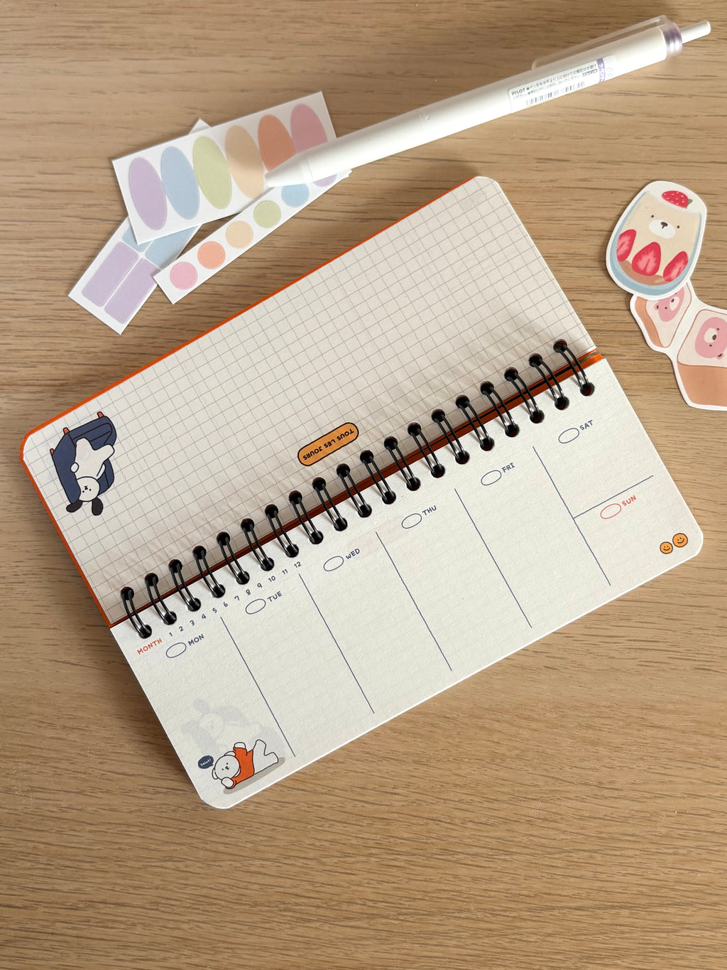 Desktop Weekly Planner - Ccomang
