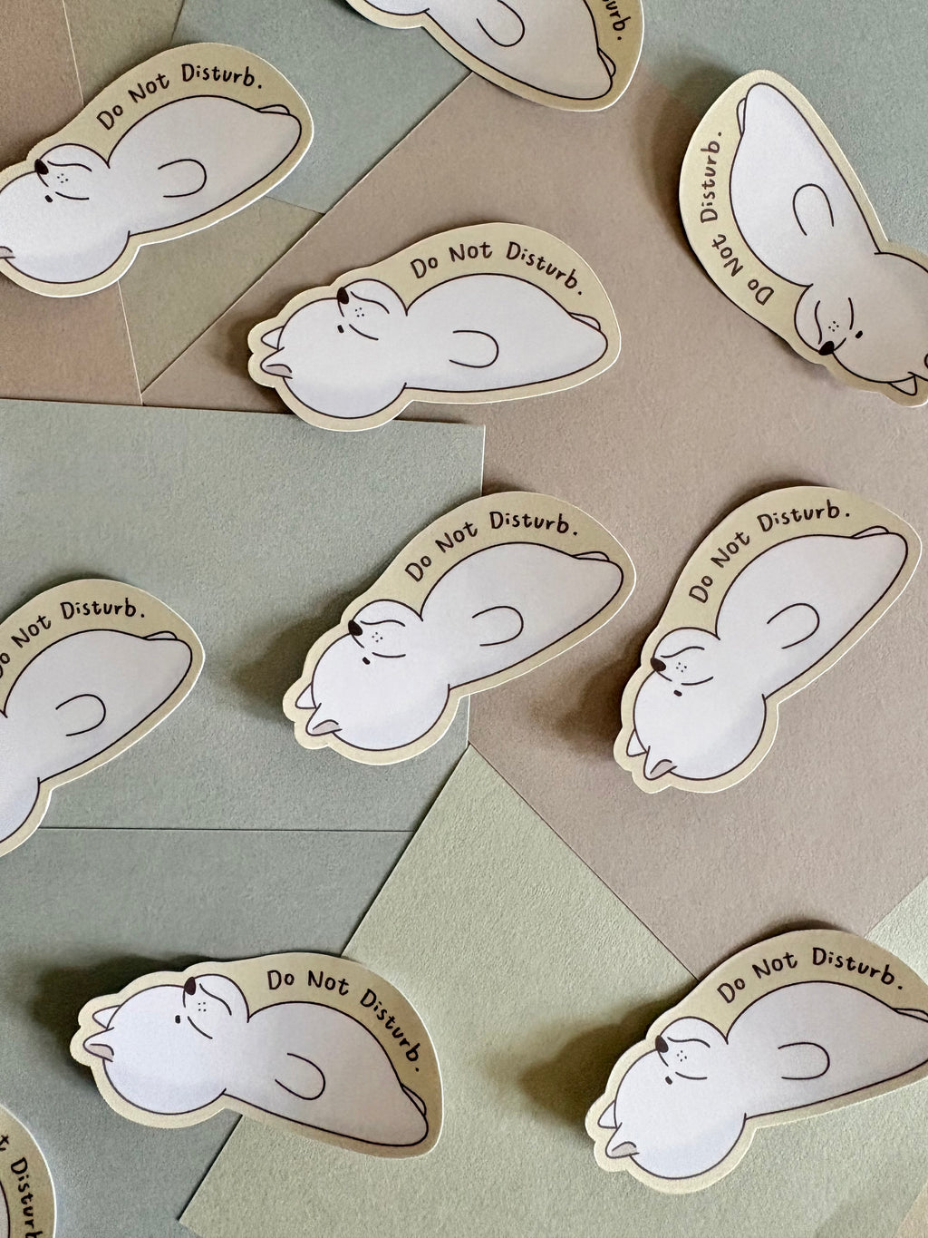 Do Not Disturb Die Cut Sticker - Off Hours Ink